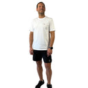 Trinovate Essential T-Shirt, Herren, weiß, Gesamtansicht von vorn am männlichen Modell