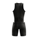 Trinovate Essential Trisuit Herren schwarz-weiß, Rückansicht
