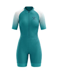 Trinovate Elite Aero Trisuit Sleeved, Turquoise Rush, Damen