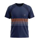 Trinovate Elite Kurzarm-Laufshirt, marine-glow, von vorn