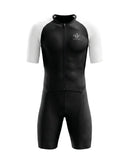 Trinovate Essential Aero Sleeved Trisuit, Herren, midnight-black, Ansicht von vorn
