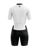 Trinovate Essential Aero Sleeved Trisuit, Damen, midnight-black, Ansicht von hinten